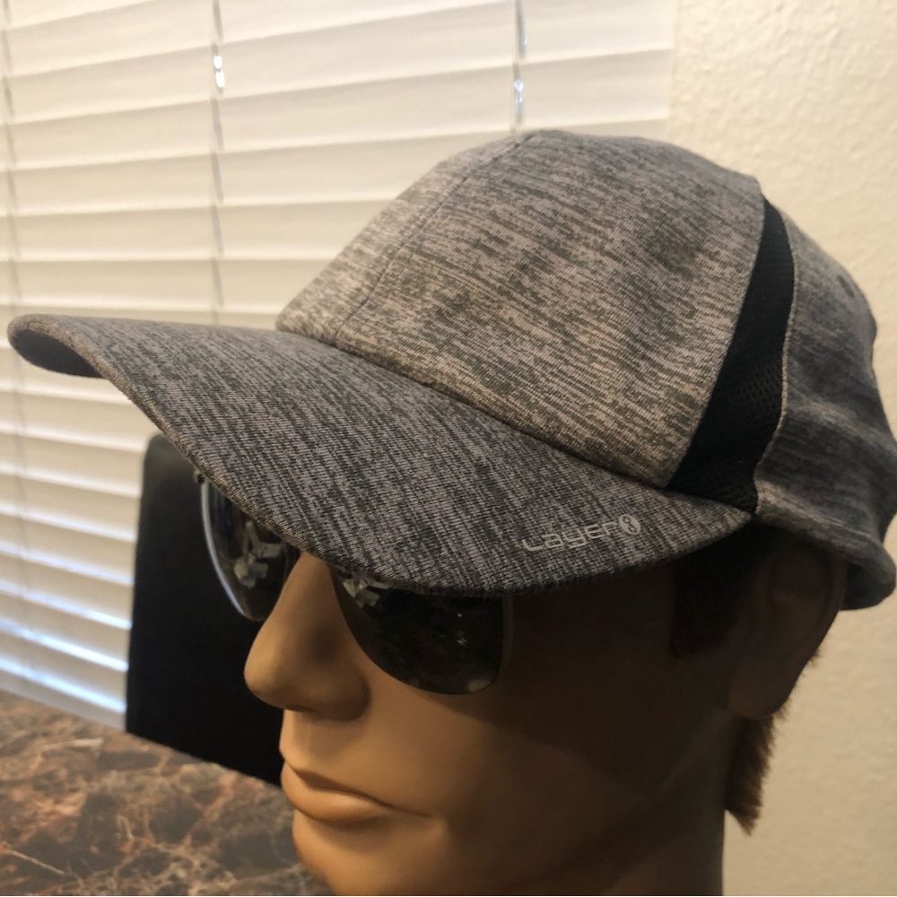 LAYER 8 Women’s Gray Silver Running Lightweight Baseball Hats Size One